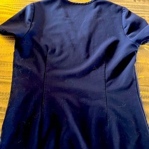 Fig scrub top extra small navy blue
